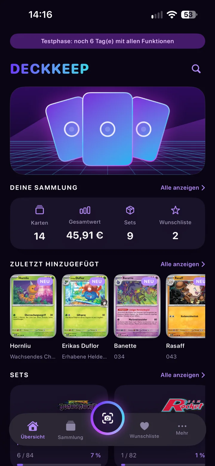 DeckKeep — COLECCIONA CARTAS