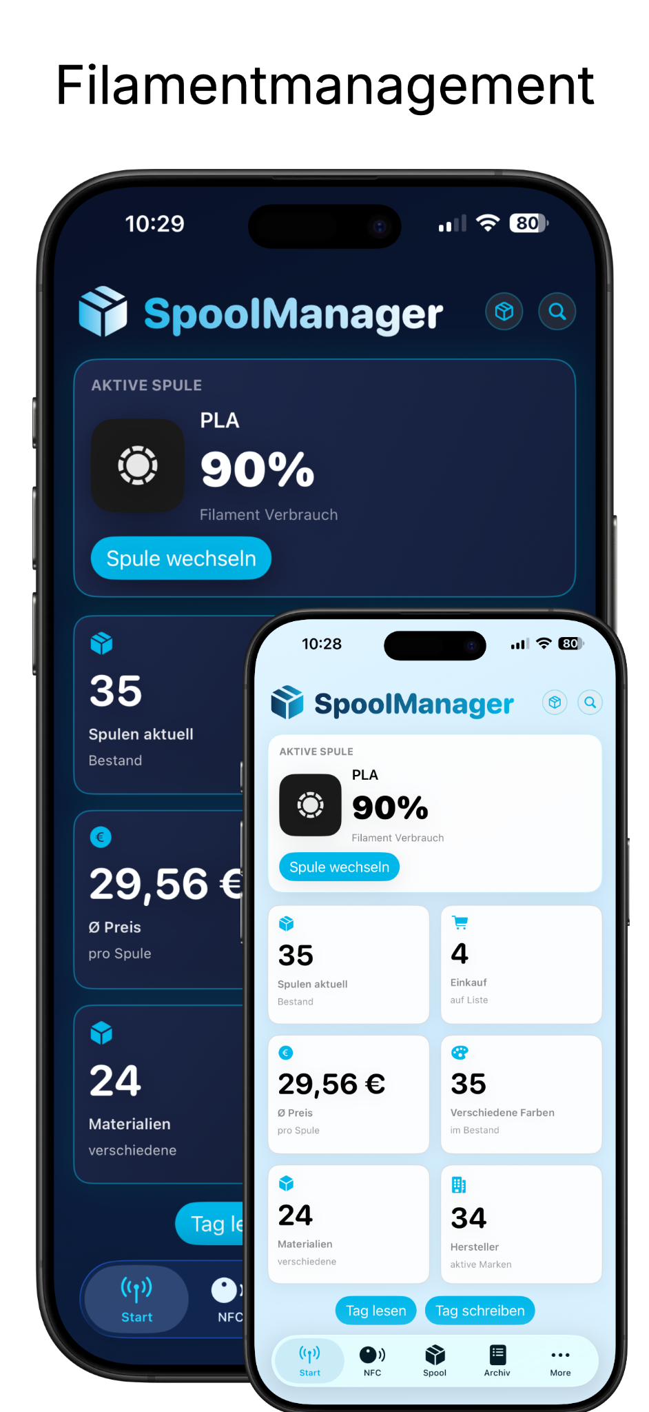 SpoolManager — GESTIONA FILAMENTOS